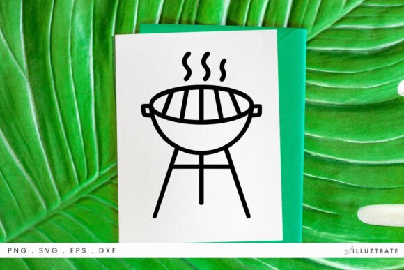 Barbecue BBQ SVG Clipart for Graphics and Crafts