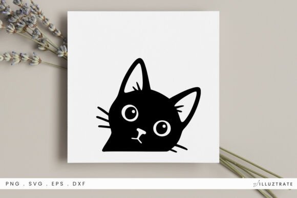 Cat Face SVG Clipart for Crafts and Graphics