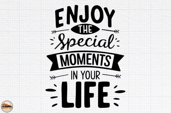 LIFE - Motivational Quotes Design SVG for Graphics and Crafts