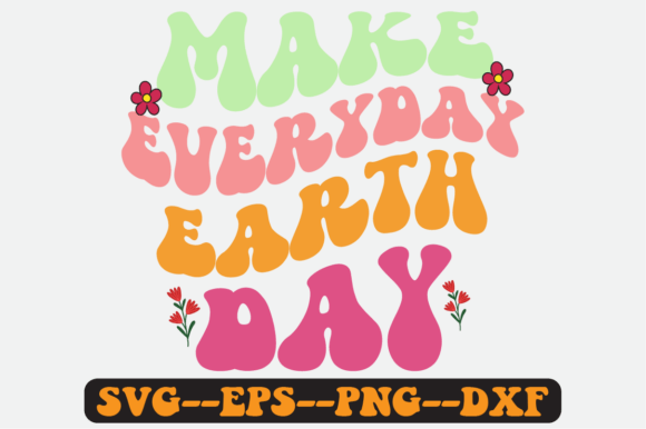 Make Everyday Earth Day Groovy Retro SVG Review