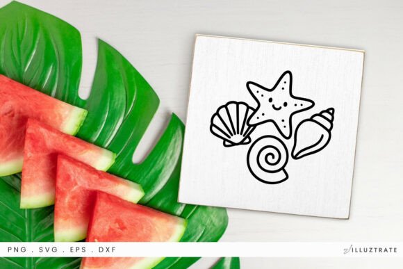 Sea Shells SVG Clipart for Graphics and Crafts in Publishing
