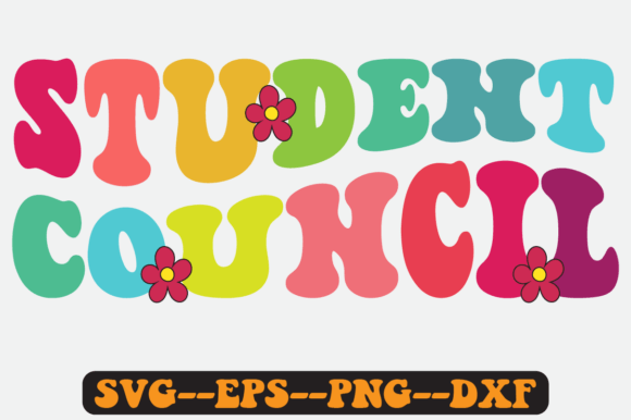 Student Council Quote Retro Svg Design: Graphics for Crafts