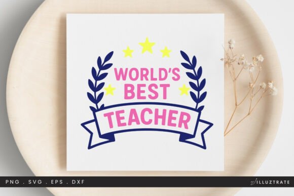 World's Best Teacher SVG Cut File – PNG Graphics & Crafts Review